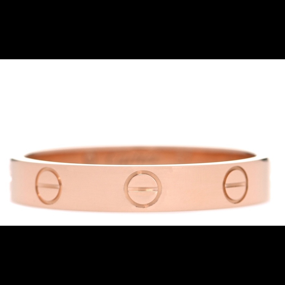 COPY - AUTHENTIC 18K rose gold Cartier ring. Size 51 or 5.75. Very good conditi…
